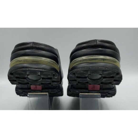 Cole Haan Black Leather Cross Strap Sandal Slides Sz 10.5 Men’s NikeAir Soles main image 4